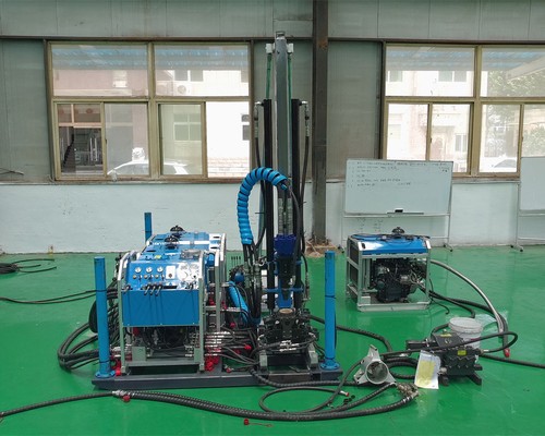 Como costuma ser um local acessível para uma perfuratriz de testemunho modular
